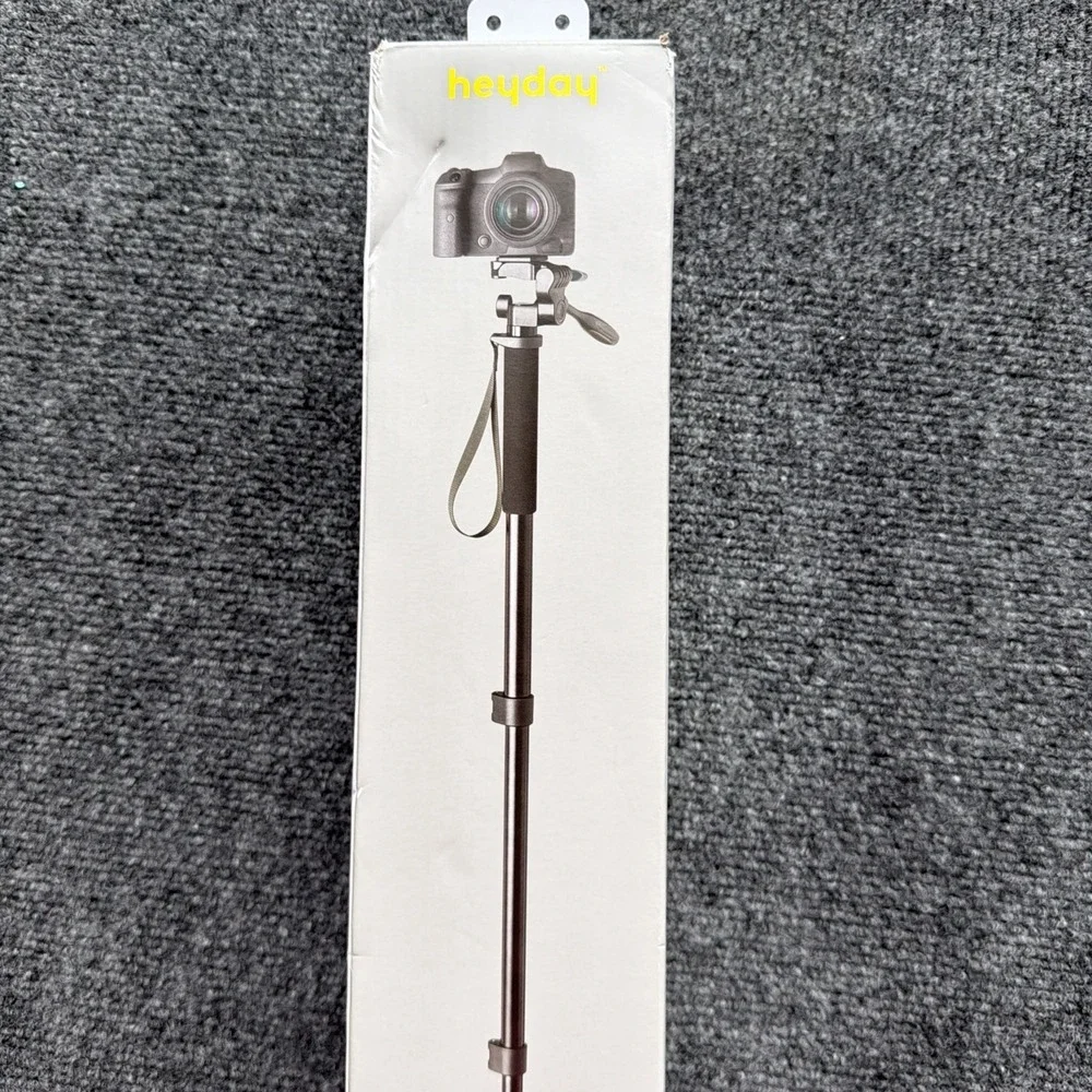 Heyday Monopod 3Way Panhead Quick Release Plate Black